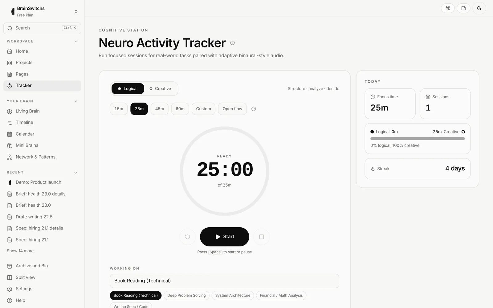 Focus Tracker